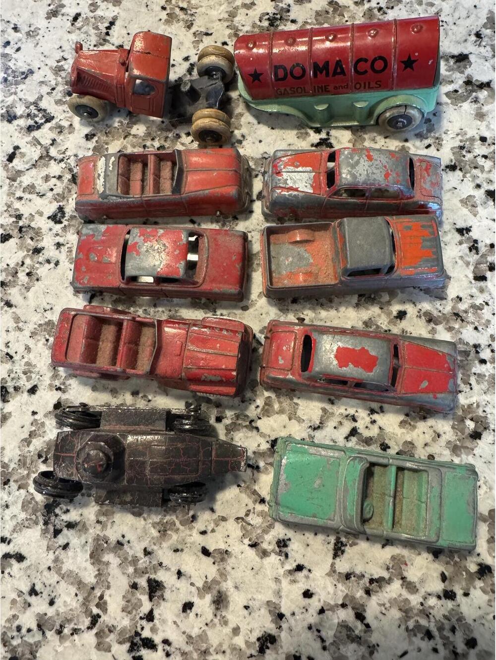 Vintage Tootsietoy Diecast Car & Truck Lot – Original Paint, 1930s–50s USA